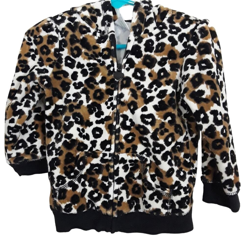 Koala Baby Animal Print Hooded Zip Up Jacket